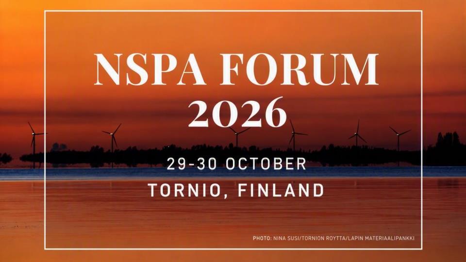 Lenke til artikkel: Velkommen til NSPA Forum 2026 i Tornio 