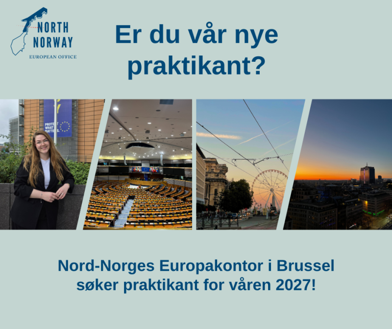 Lenke til artikkel: Nord-Norges Europakontor i Brussel søker studentpraktikant